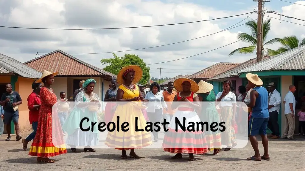 Creole Last Names