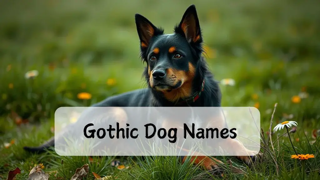 Gothic Dog Names