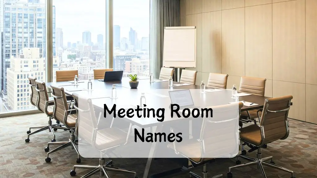 Meeting Room Names