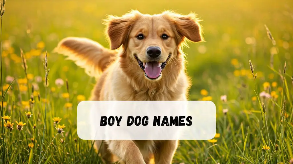 Boy Dog Names