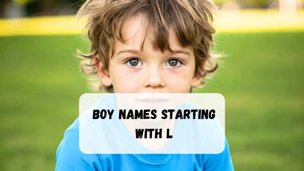 Boy Names Starting with L