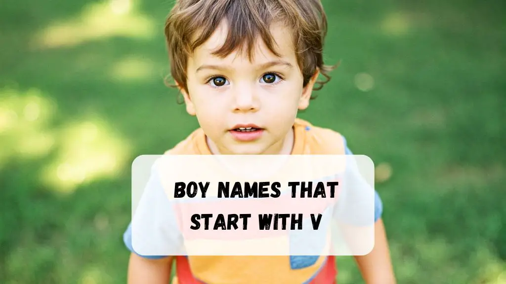 Boy Names That Start With V
