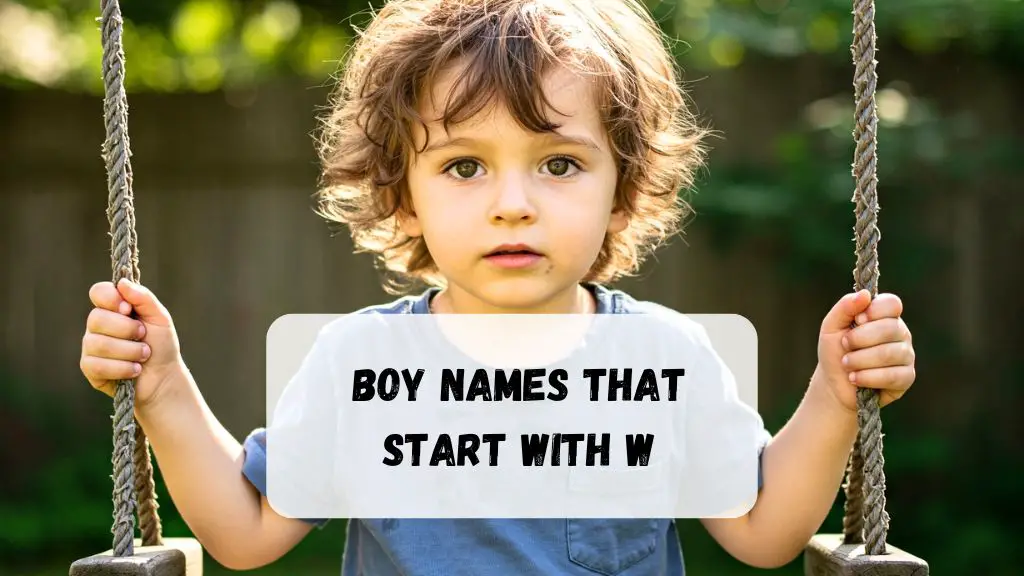 Boy Names That Start With W