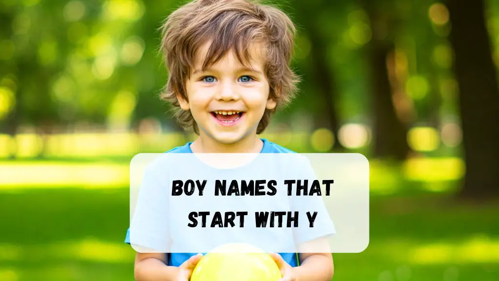 Boy Names That Start With Y