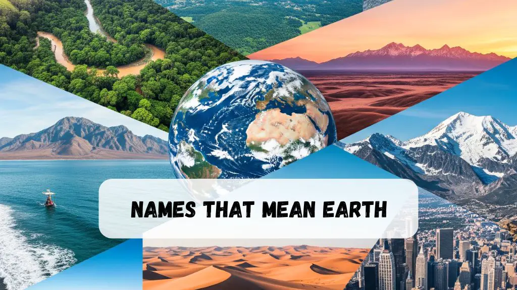 Names That Mean Earth