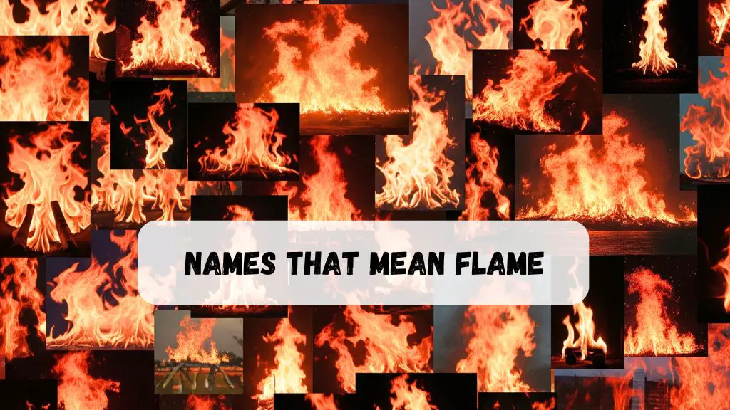 Names That Mean Flame