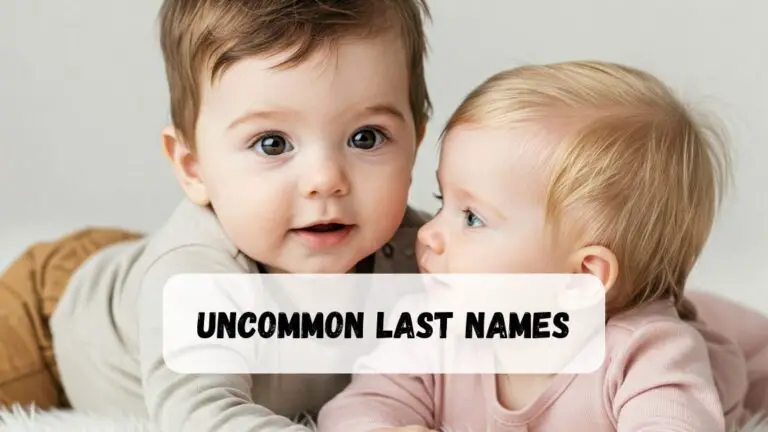 350+ Uncommon Last Names & Surnames with Origins and Meanings
