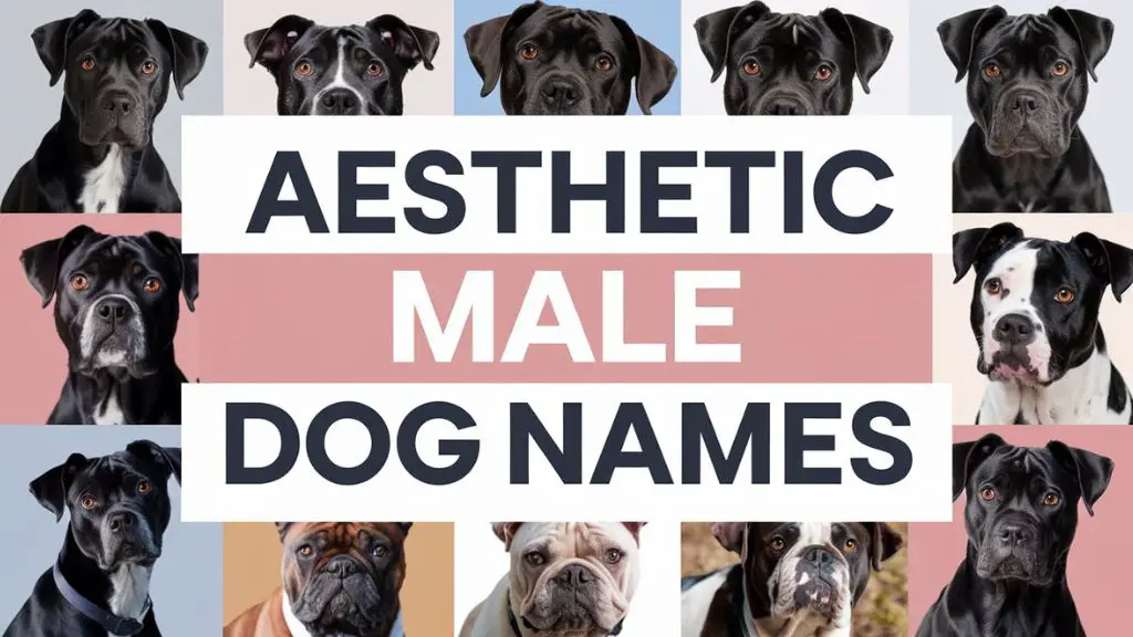 Aesthetic Male Dog Names