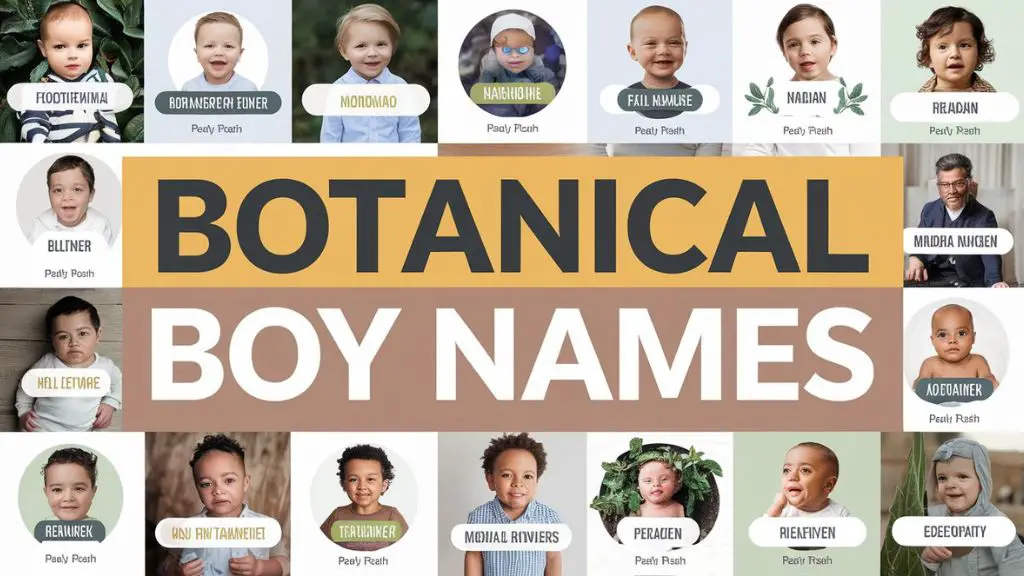 Botanical Boy Names