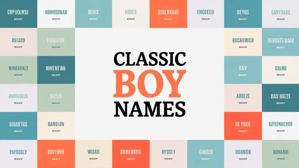 Classic Boy Names