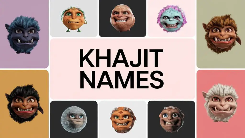 Khajiit Names