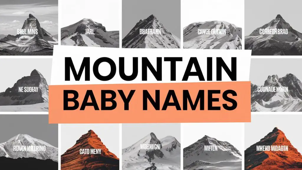 Mountain Baby Names