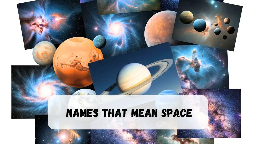 Names That Mean Space