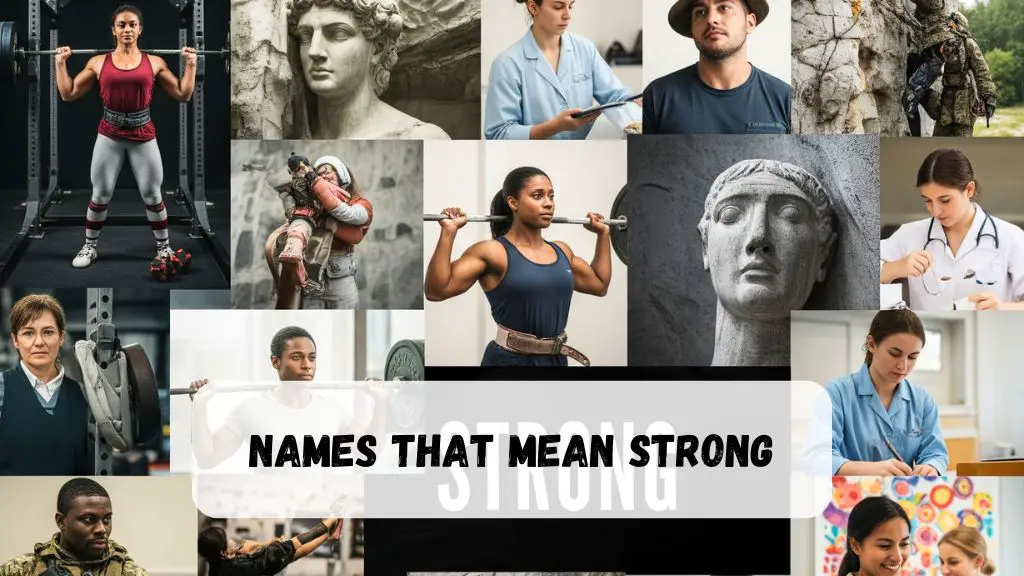 Names That Mean Strong