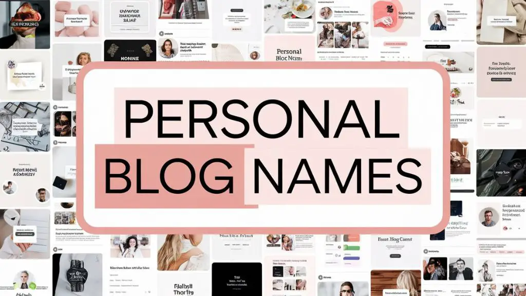 Personal Blog Names