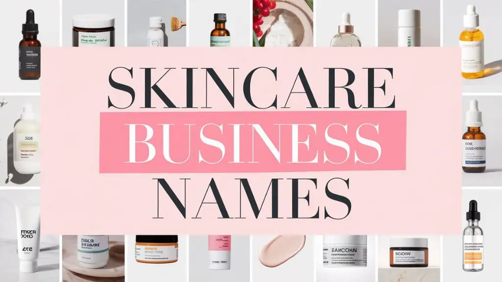 Skincare Business Names
