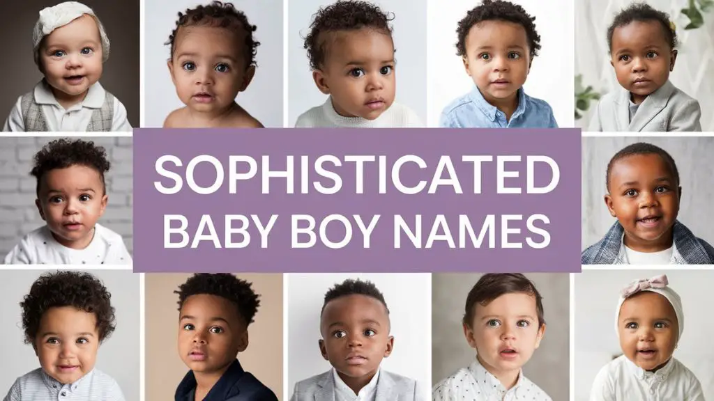 Sophisticated Baby Boy Names