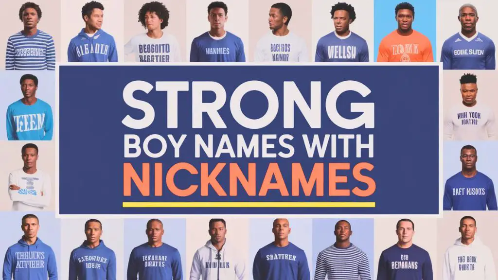 Strong Boy Names With Nicknames
