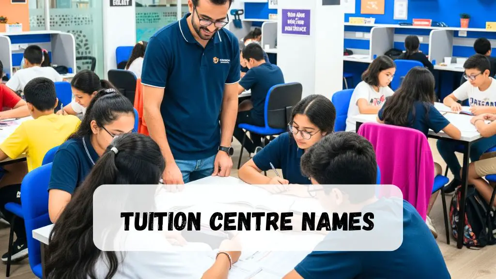 Tuition Centre Names
