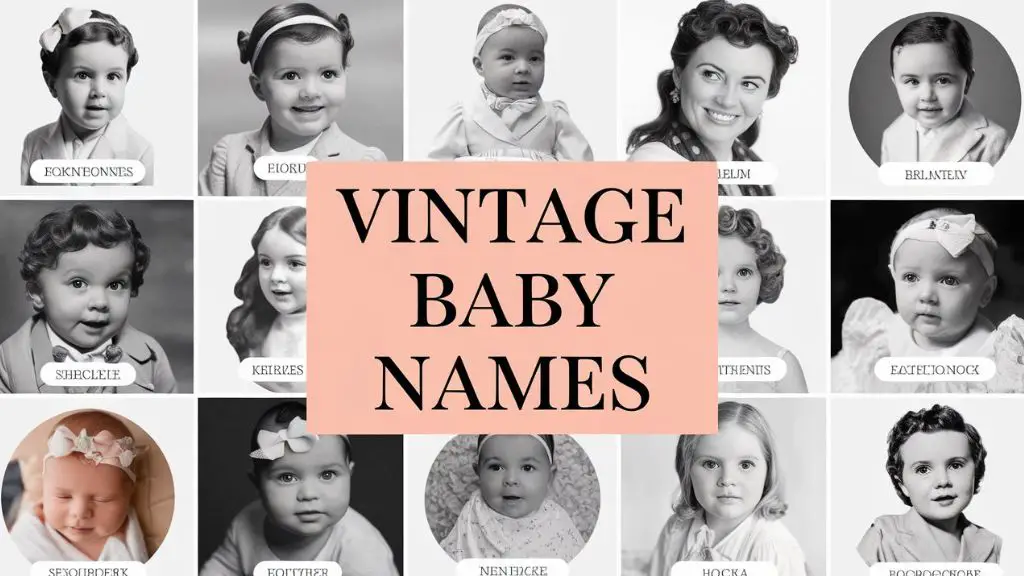 Vintage Baby Names