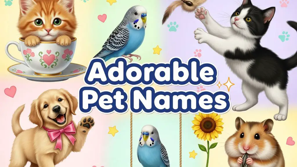 Adorable Pet Names