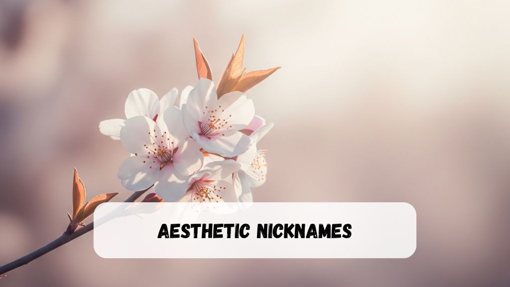 Aesthetic Nicknames