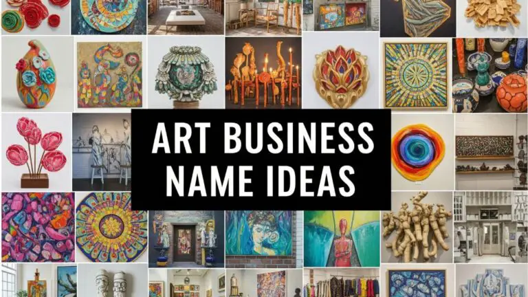 300+ Art Business Name Ideas for Creative Entrepreneurs