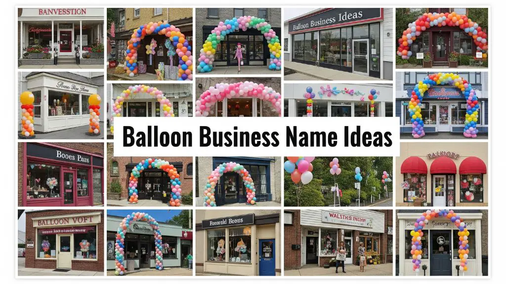 Balloon Business Name Ideas