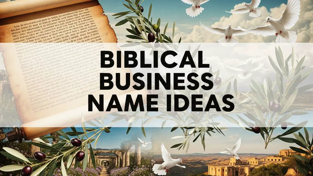 Biblical Business Name Ideas
