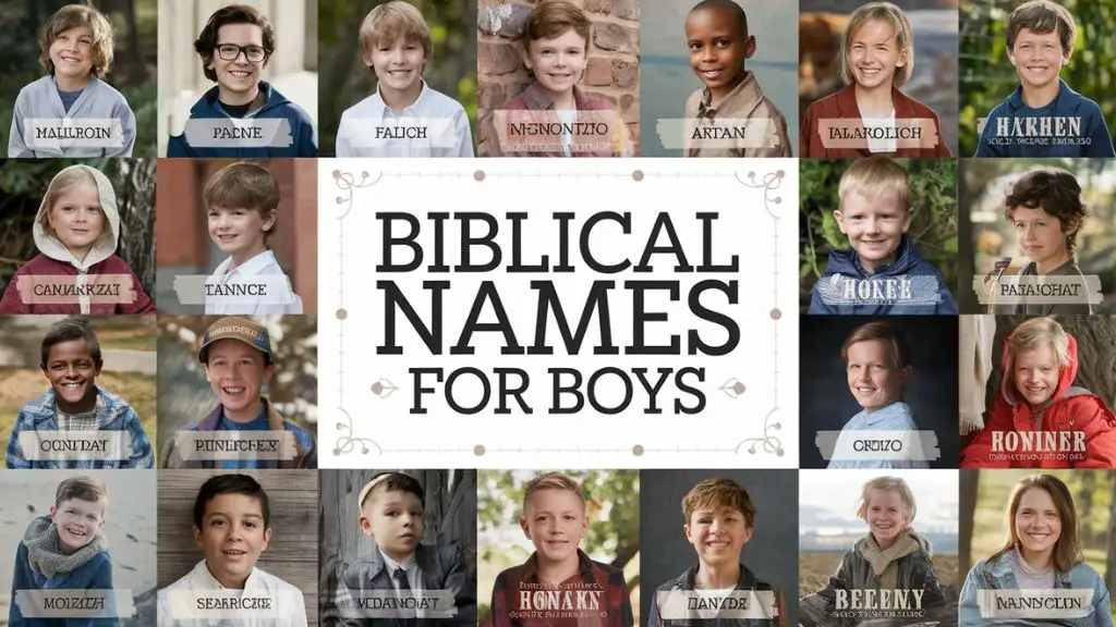 Biblical Names for Boys