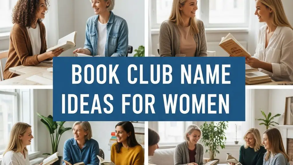 Book Club Name Ideas for Women
