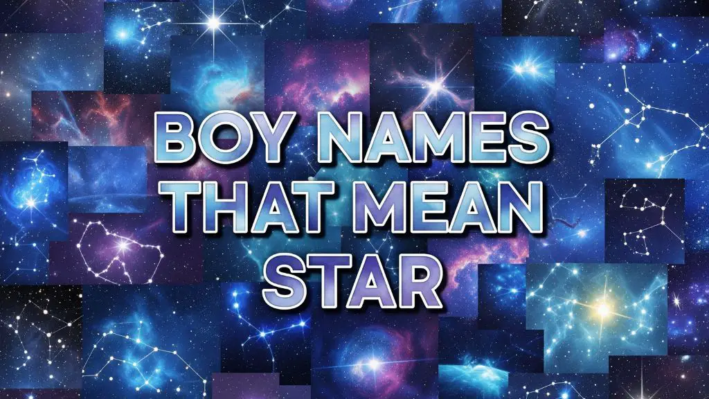 Boy Names That Mean Star