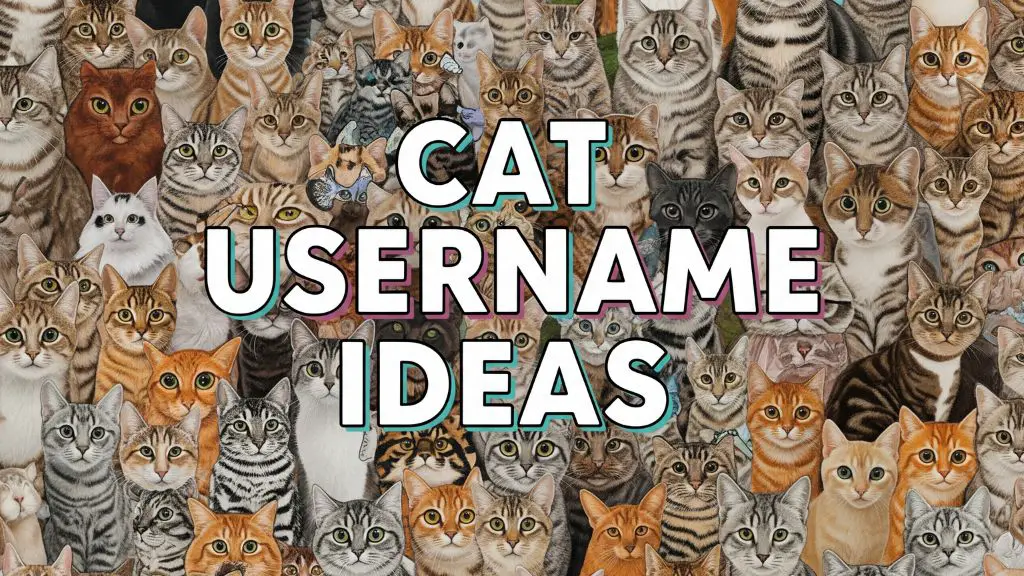 Cat Username Ideas