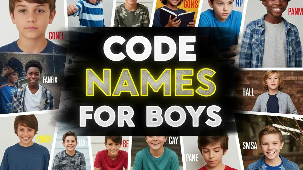 Code Names for Boys