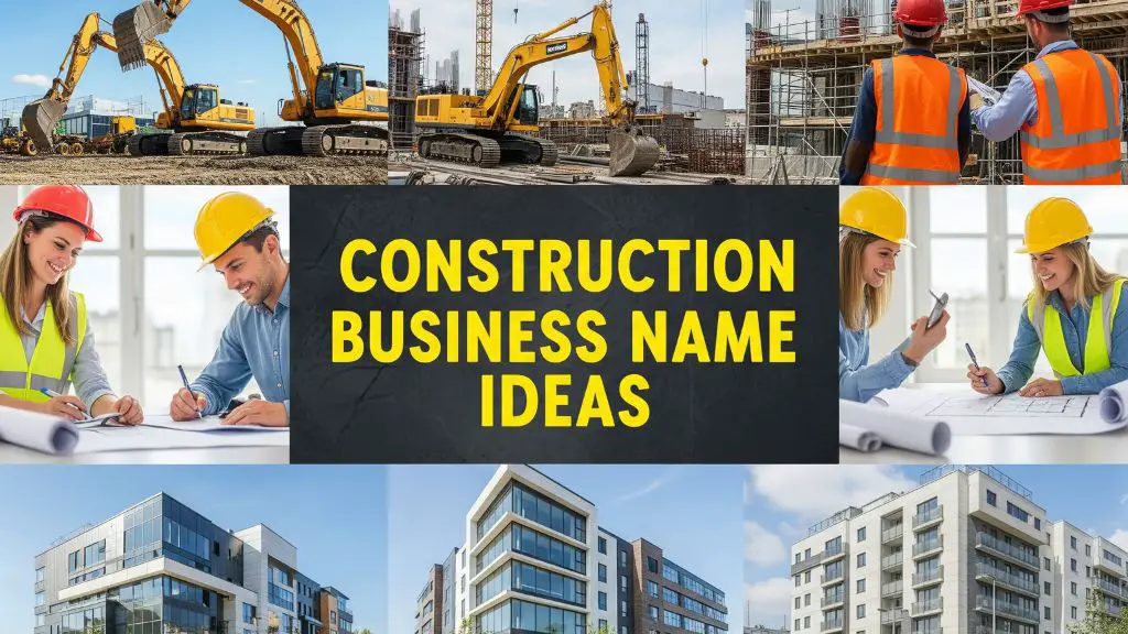 Construction Business Name Ideas