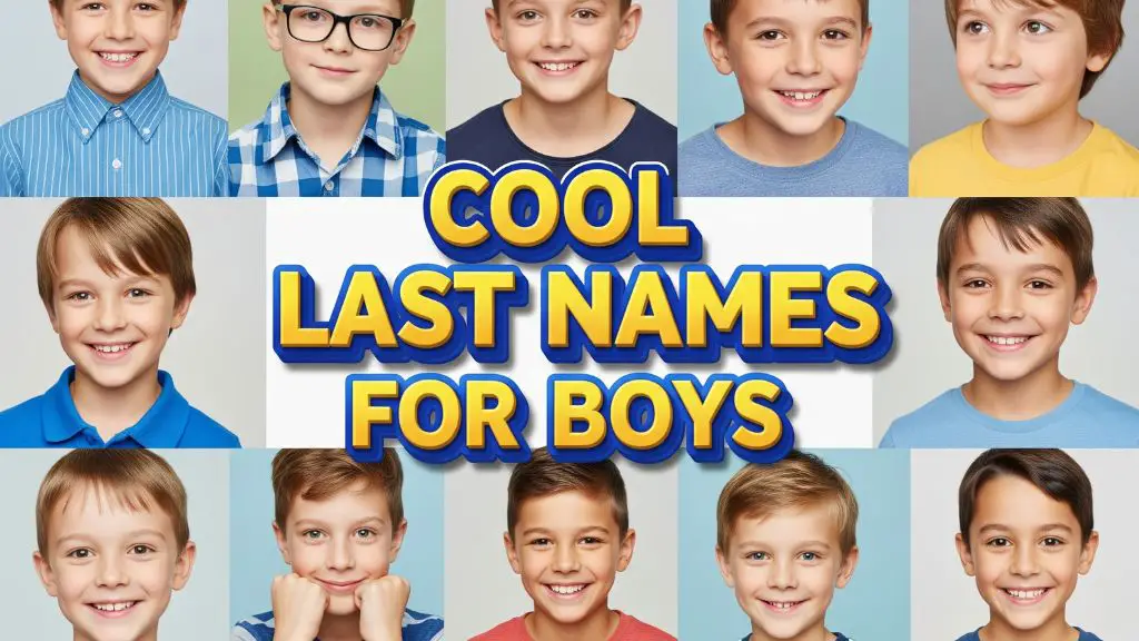 Cool Last Names for Boys