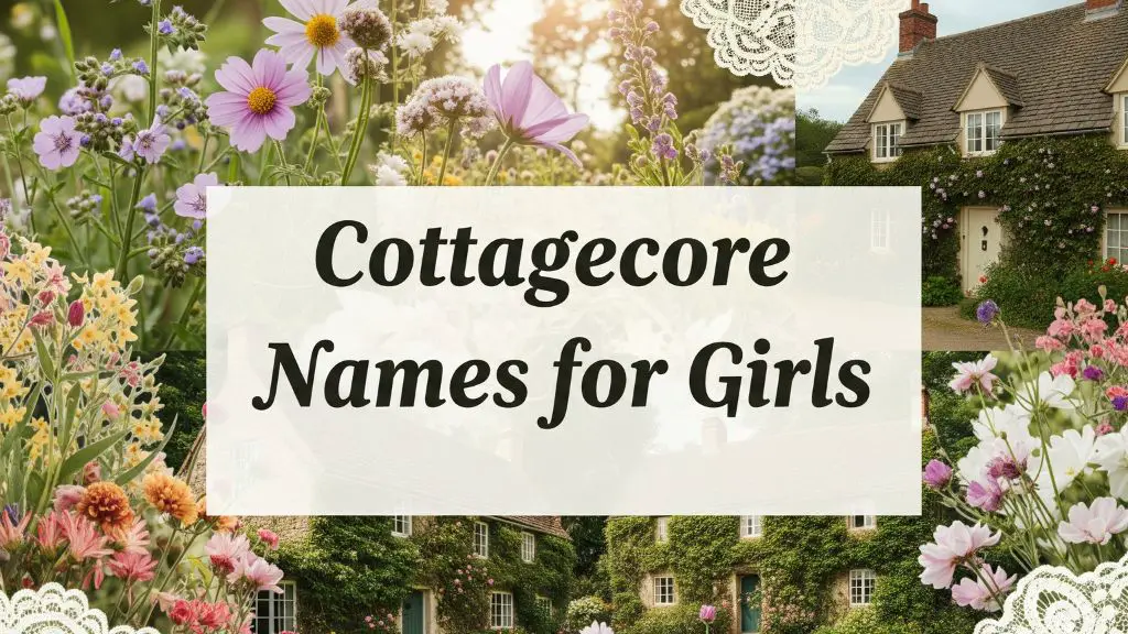 Cottagecore Names for Girls