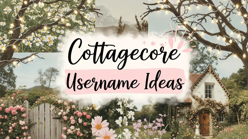 Cottagecore Username Ideas