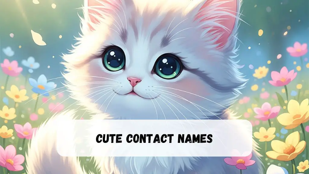 Cute Contact Names