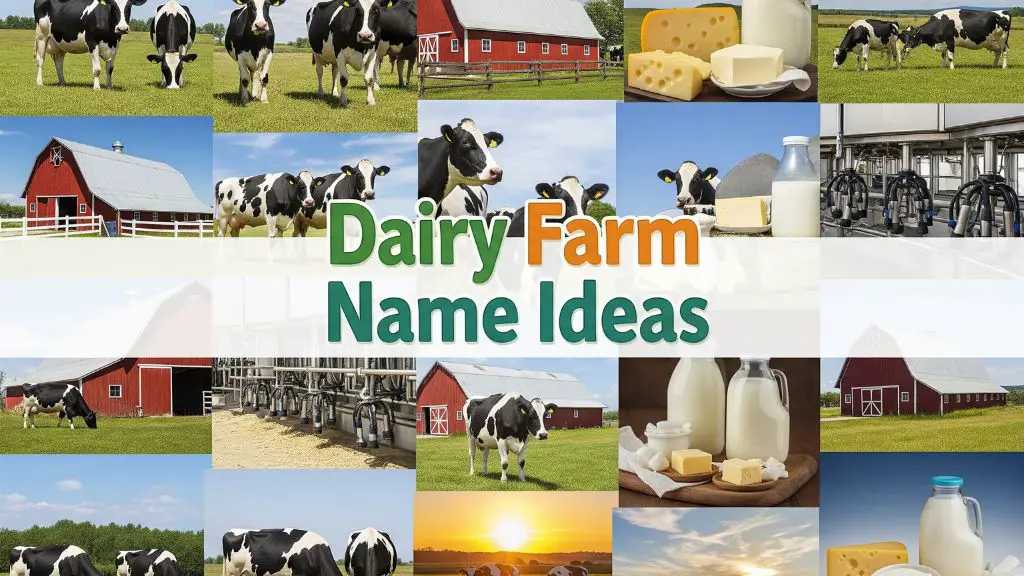Dairy Farm Name Ideas