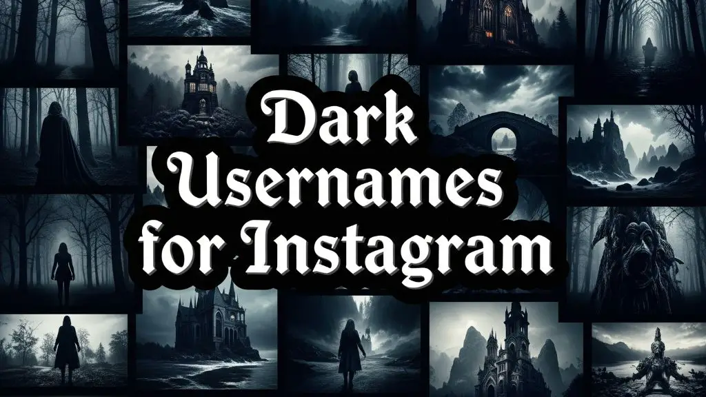 Dark Usernames for Instagram