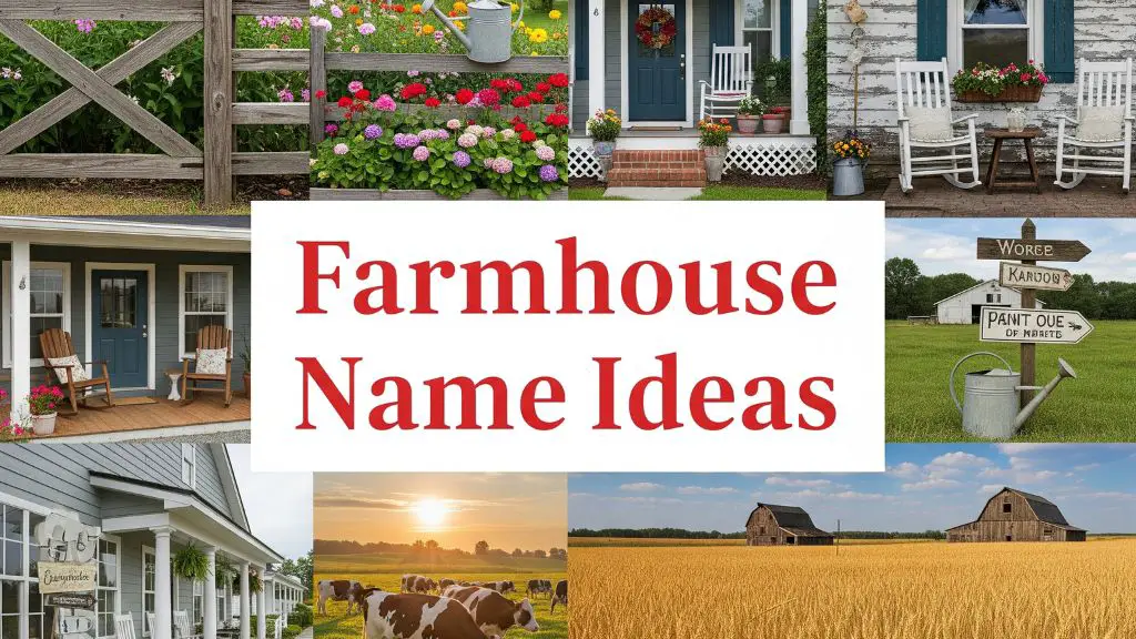 Farmhouse Name Ideas