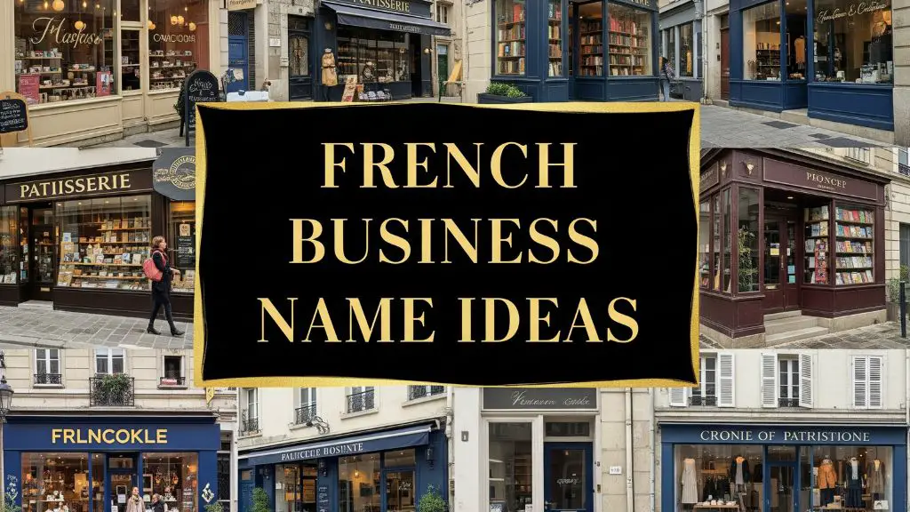 French Business Name Ideas