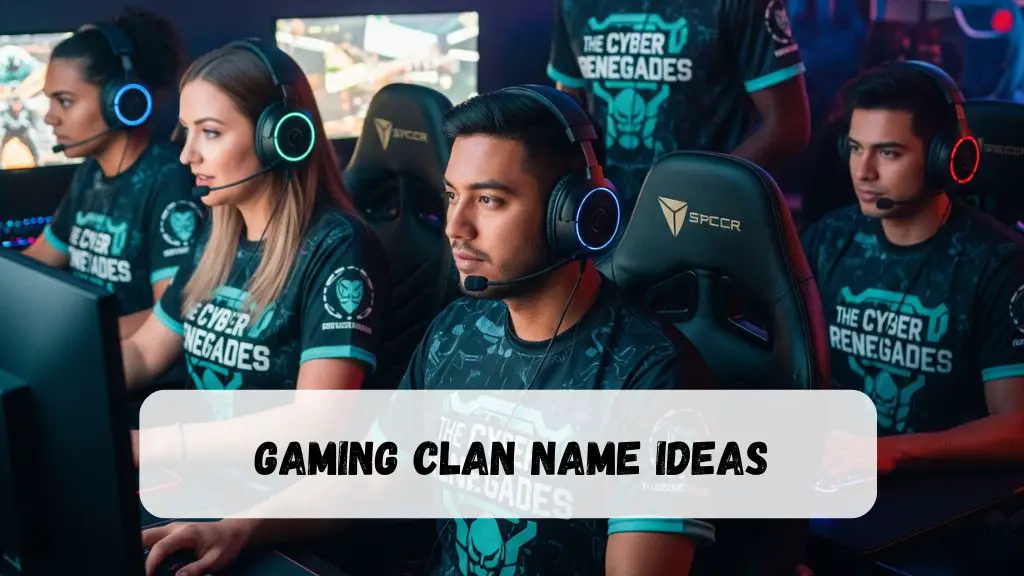 Gaming Clan Name Ideas