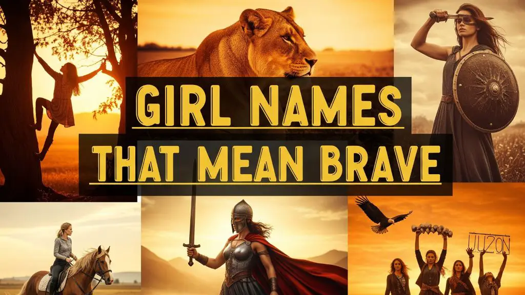 Girl Names That Mean Brave
