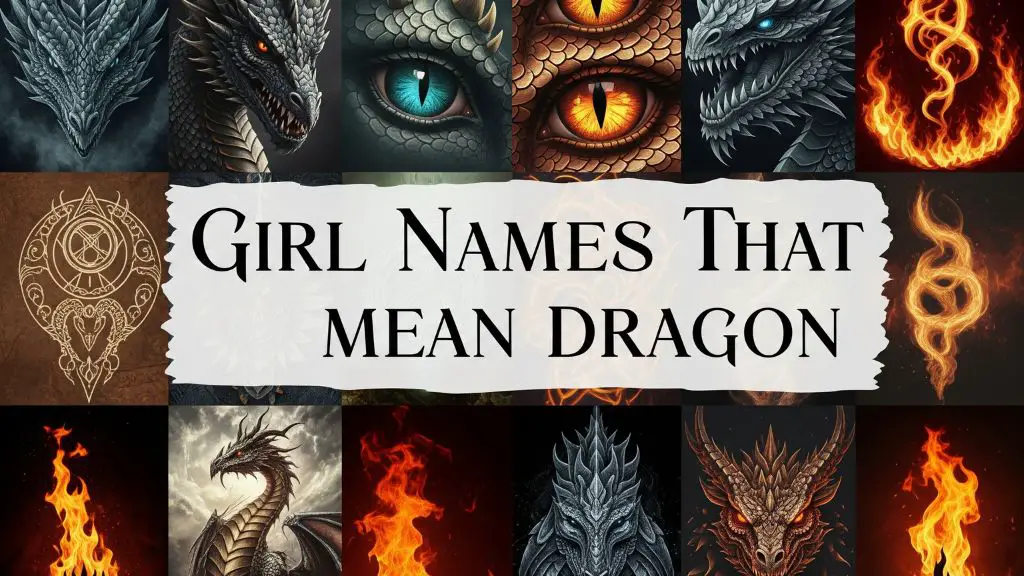 Girl Names That Mean Dragon