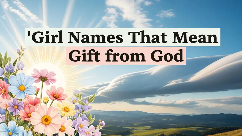 Girl Names That Mean Gift from God