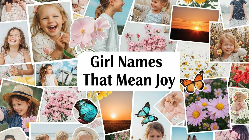 Girl Names That Mean Joy