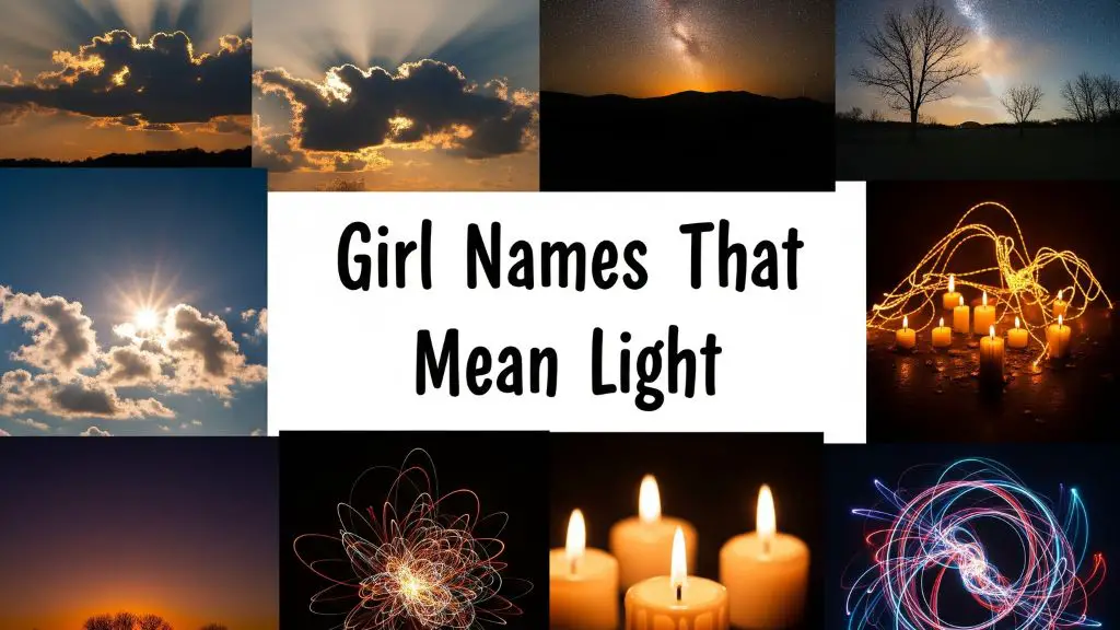 Girl Names That Mean Light