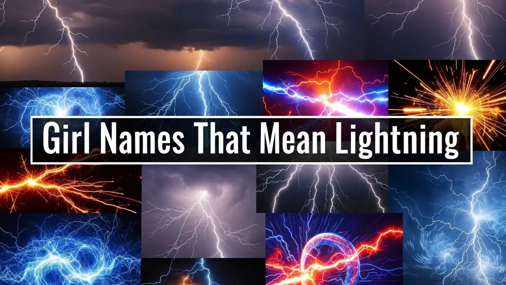 Girl Names That Mean Lightning